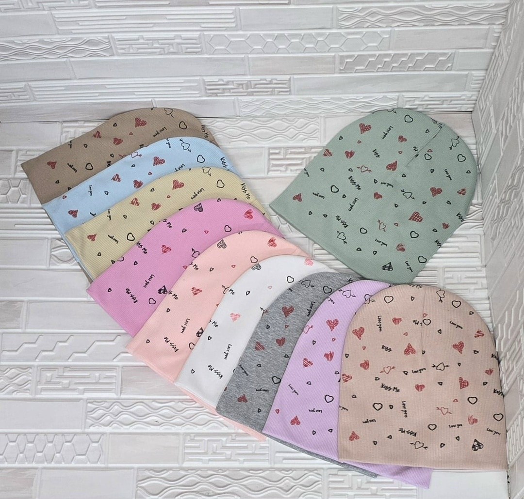 шапка детская,шапка для девочек,шапочка,трикотажная шапочка,детская шапочка