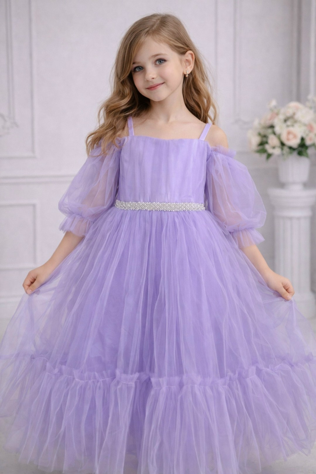платье для девочки,фиолетовое платье для девочки,пышное платье для девочки,платье на выпускной,сиреневое платье для девочки