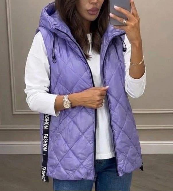 женская жилетка,жилет женский,жилетка удлиненная,дутый удлиненный жилет,жилет удлиненный