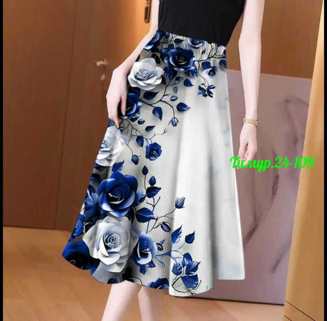 юбка с вышивкой,юбка женская,юбка с принтом,юбка женская атласная,юбка