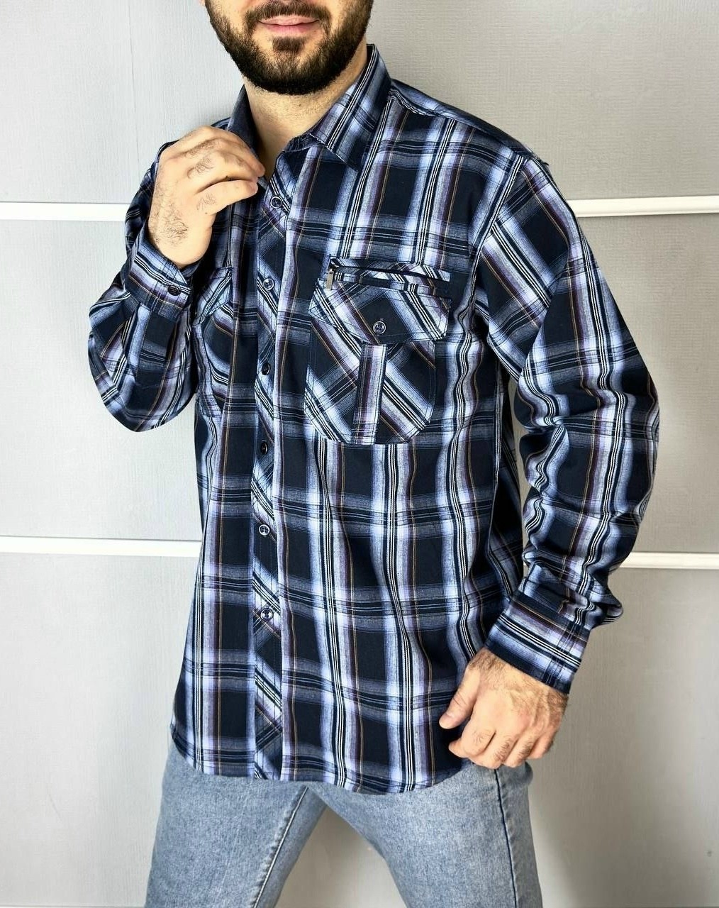 рубашка мужская,рубашка рубашка мужская,теплая рубашка в клетку westhero 122052187,рубашка,рубашка мужская в клетку