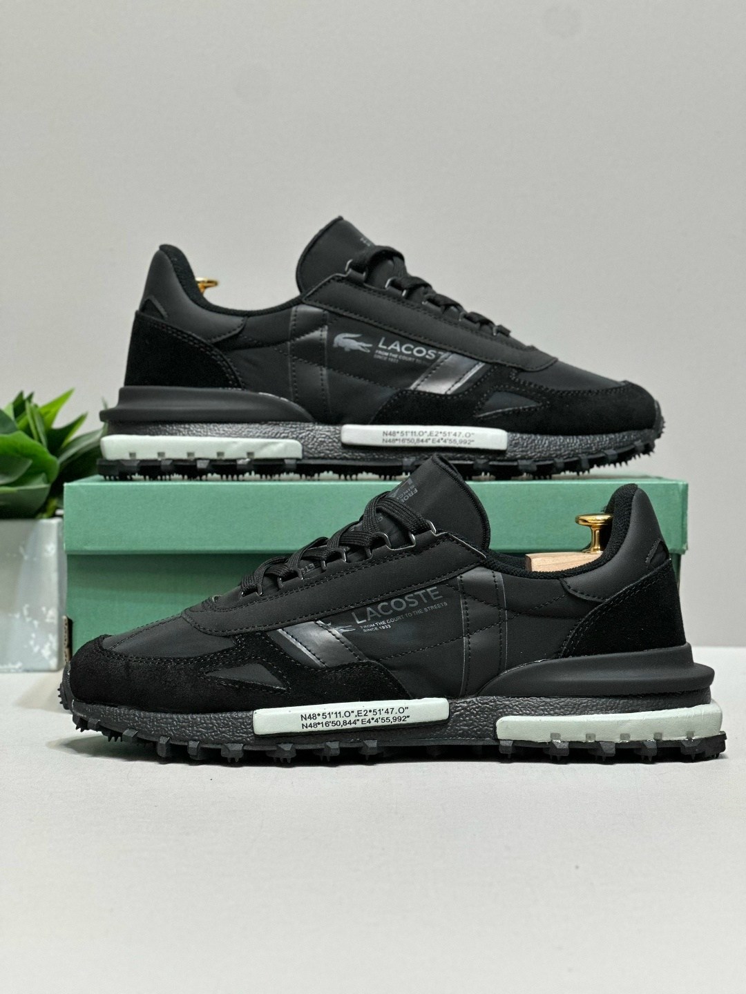 кроссовки lacoste lifestyle shoes men low-top зеленый,lacoste wear-resistant low-top casual shoes men's green,мужские кроссовки lacoste elite active,кроссовки lacoste,элитные активные мужские кроссовк