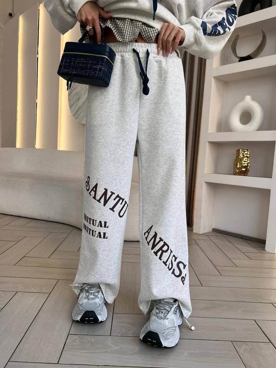 женские уличные спортивные брюки zoki с надписью,женские спортивные брюки,cпортивные штаны женские,спортивные штаны широкие,спортивные брюки