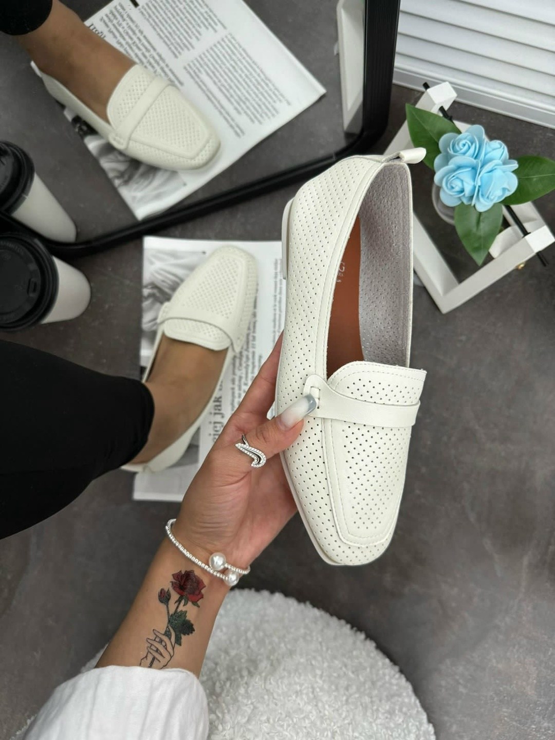 мокасины женские,черные туфли женские,туфли с перфорацией,лоферы женские, лоферы женские