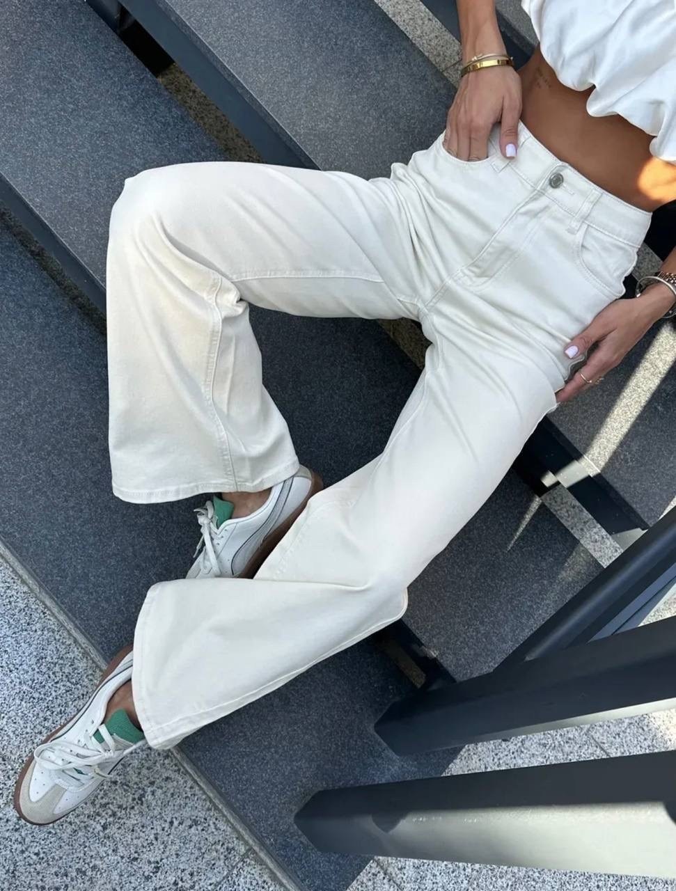 джинсы брюки,белые джинсы,зара джинсы палаццо,женские джинсы,джинсы женские широкие