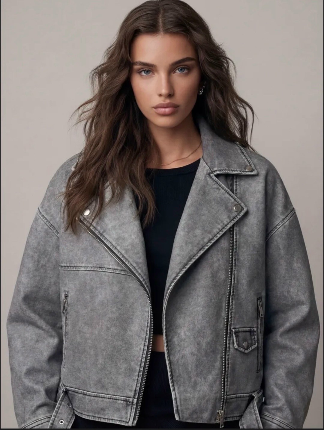 косуха оверсайз куртка,куртка косуха женская оверсайз,косуха куртка,косуха оверсайз,косуха винтажная куртка кожаная oversize серая monyken