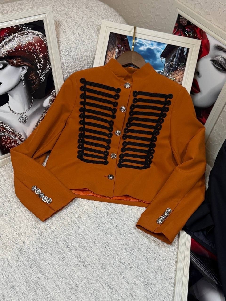 куртка в стиле милитари,повседневная куртка,жакет в гусарском стиле,жакет,military jacket