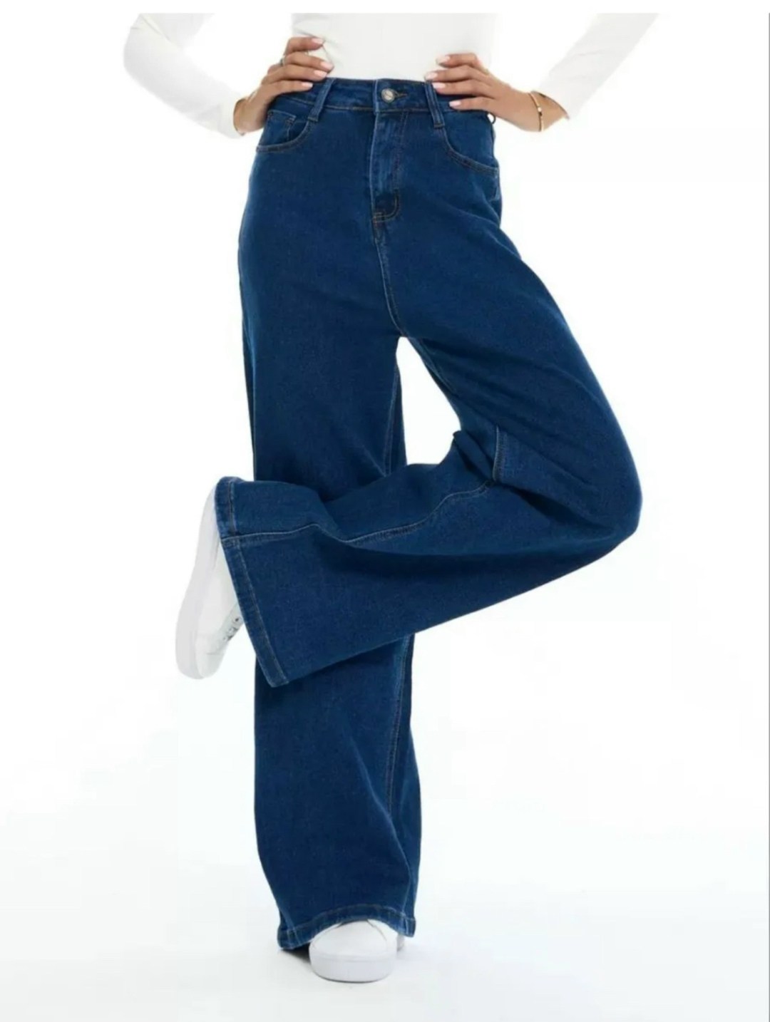 джинсы клеш женские с высокой талией синего цвета,джинсы клеш женские,джинсы широкие женские,джинсы женские,джинсы клеш