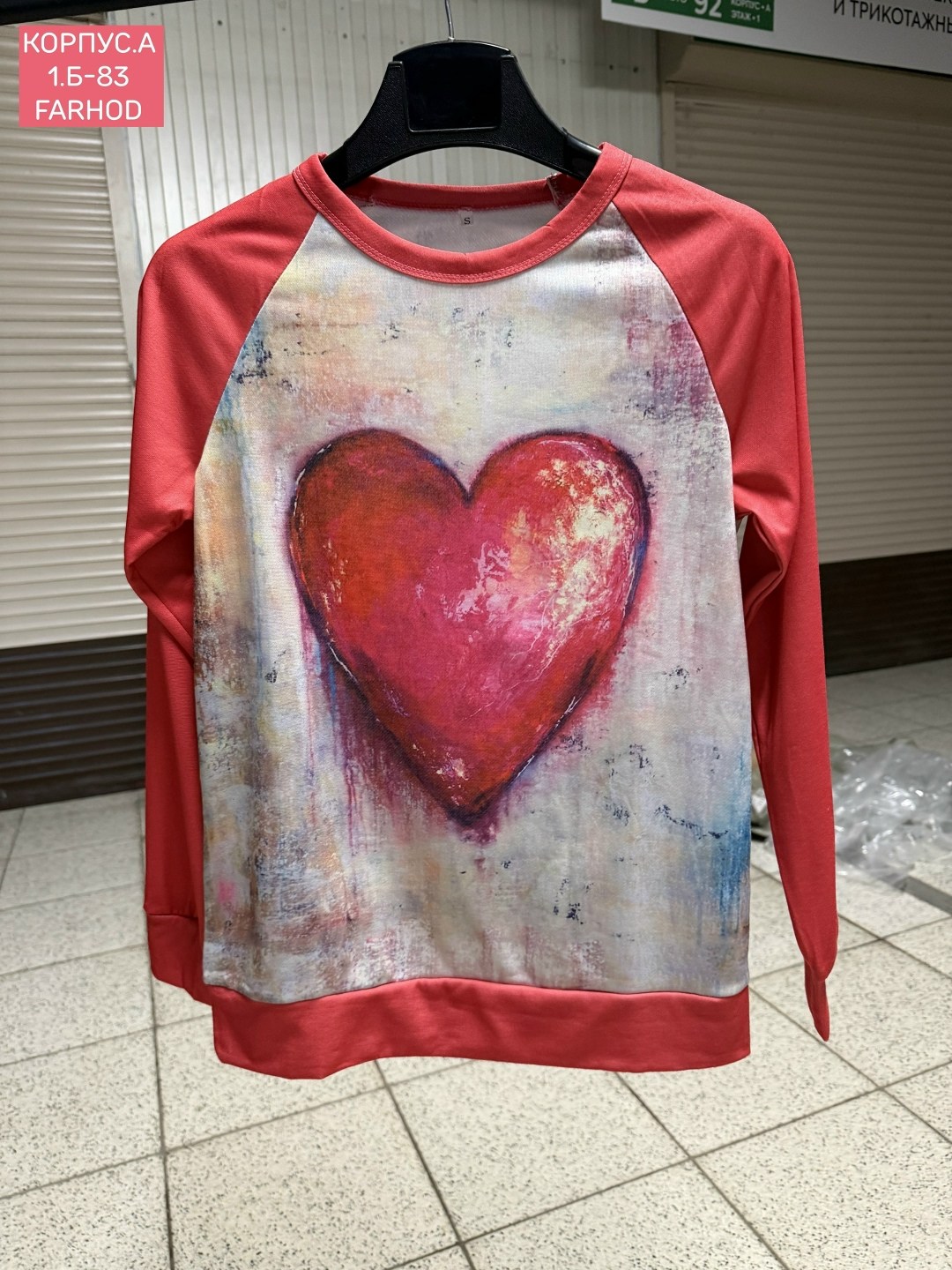 свитшот женская,свитшот толстовка,повседневный свитшот,кофта с сердцем,модная толстовка