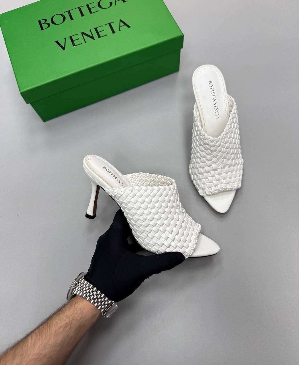 босоножки bottega veneta,тапочки боттега,кожаные мюли bottega veneta,,босоножки bottega