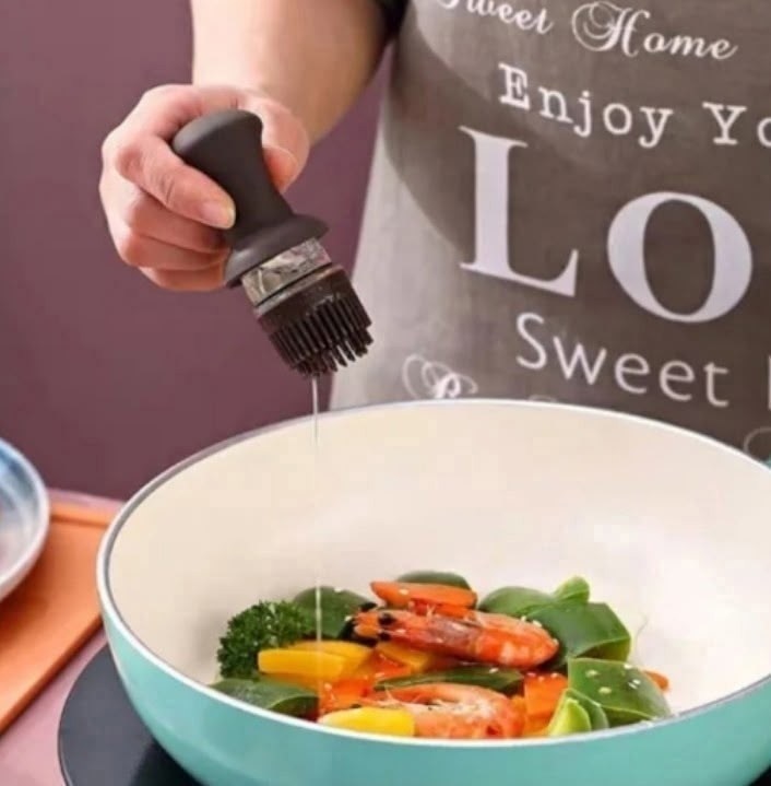 бутылка для масла 2 в 1,бутылка для масла с силиконовой кисточкой,емкость для масла бутылка масленка с кисточкой,бутылка для масел,емкость для масла и соуса