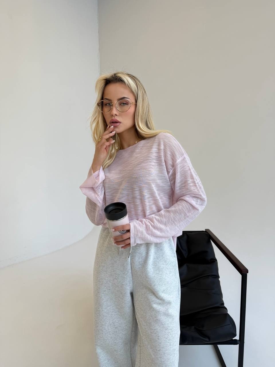 трикотажные костюмы,женская кофта,комплект костюм,джемпер розовый,костюм с брюками палаццо