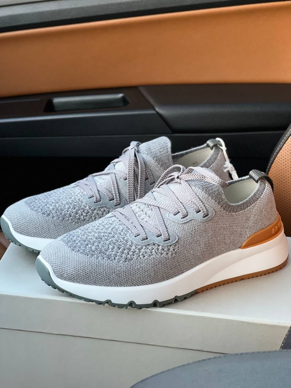 кроссовки текстильные brunello cucinelli,кроссовки brunello cucinelli,серые кроссовки brunello cucinelli,,серые brunello cucinelli кроссовки текстильные