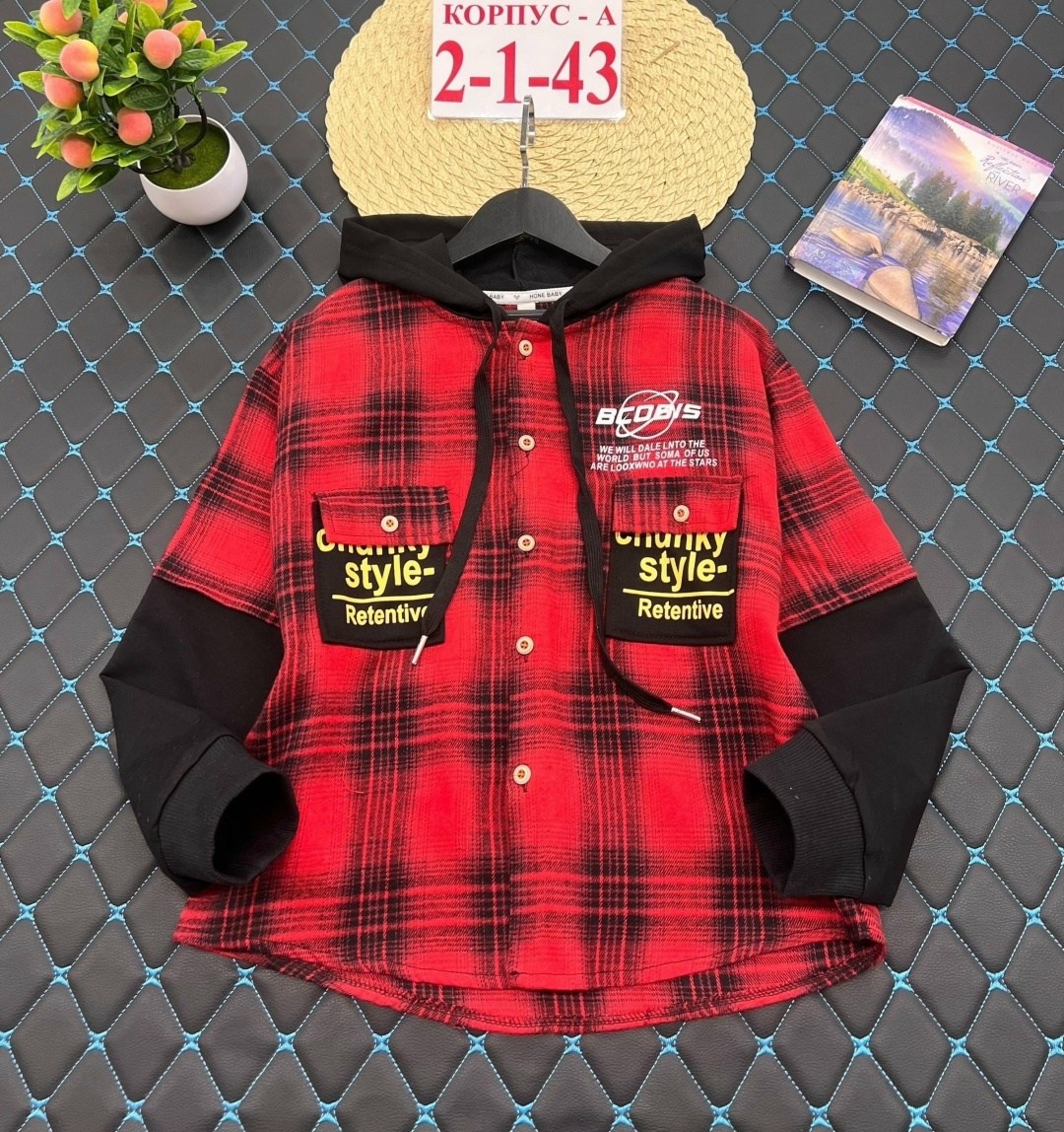 рубашка детская,рубашка в клетку с капюшоном,рубашка в клетку с капюшоном для мальчика,рубашка с капюшоном,рубашка для мальчика