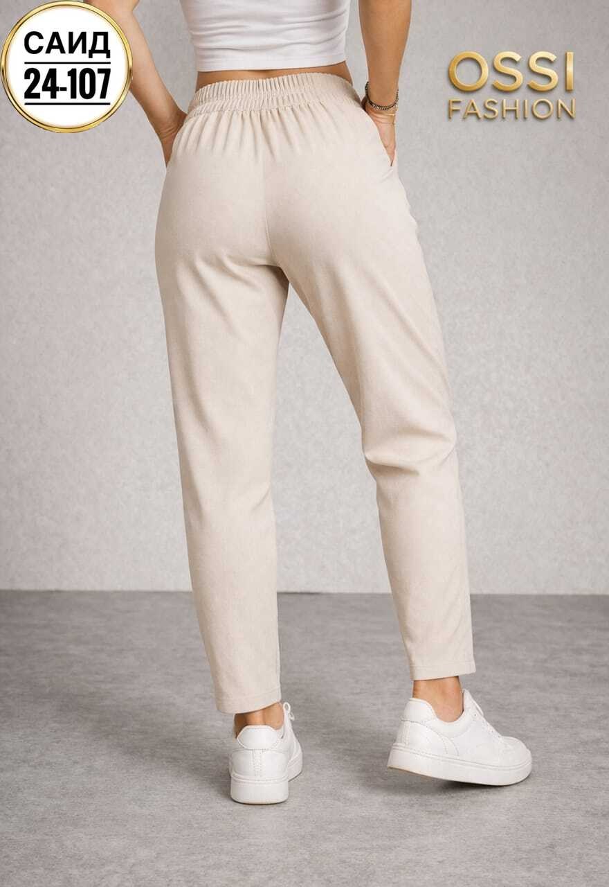 брюки летние больших размеров на резинке aleostyle,брюки свободные,брюки бриджи,повседневные брюки,брюки для женщин