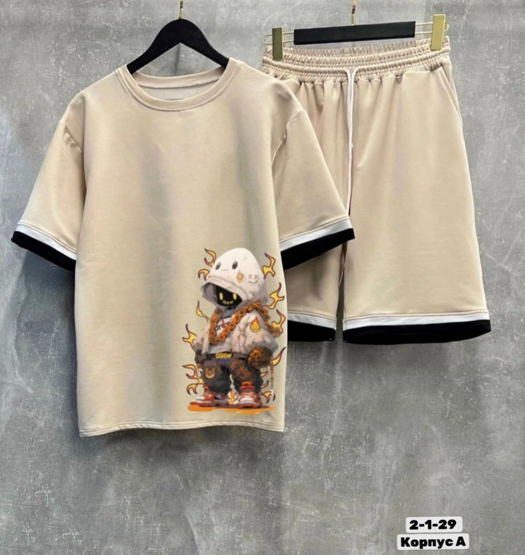 костюм спортивный летний с футболкой и шортами,комплект одежды,костюм двухнитка,костюм спортивный мужской,спортивный костюм футболка шорты