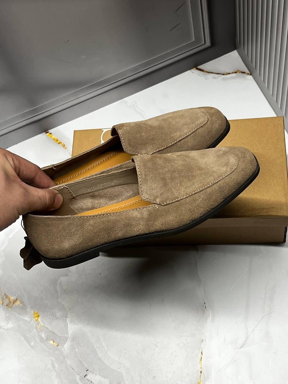 ,замшевые лоферы,лоферы коричневые,лоферы из натуральной замши,лоферы замшевые женские