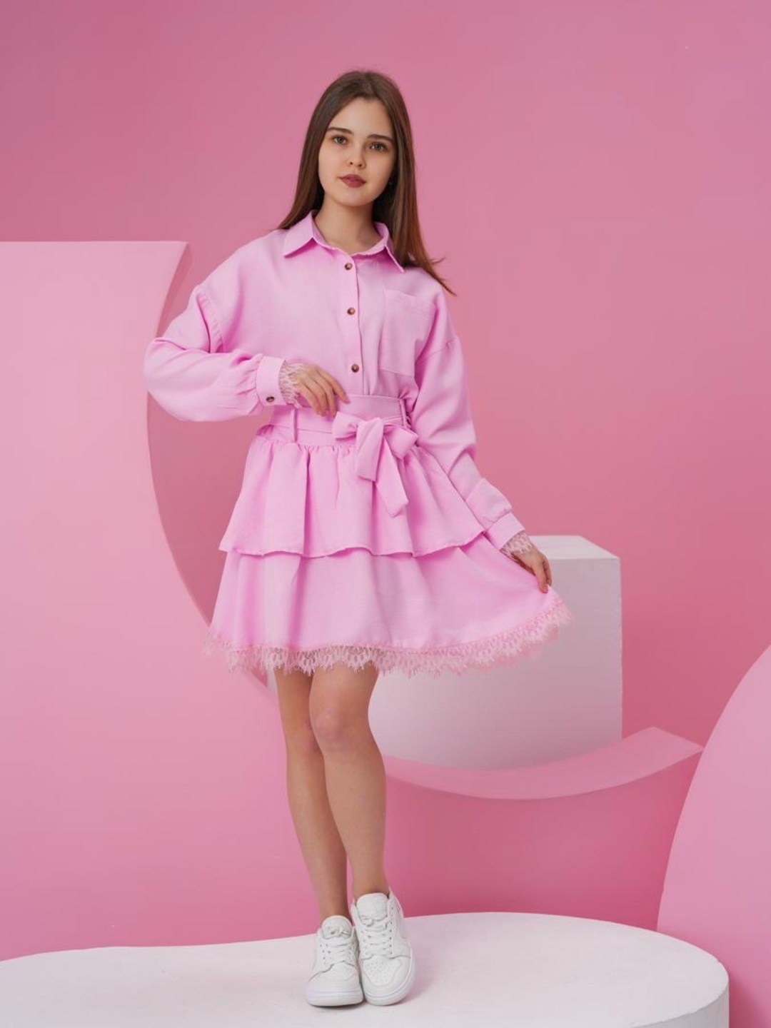 блузка школьная нарядная с воланами azalya,модная юбка,юбка для девочек,блузка подростковая,блузка для девочек