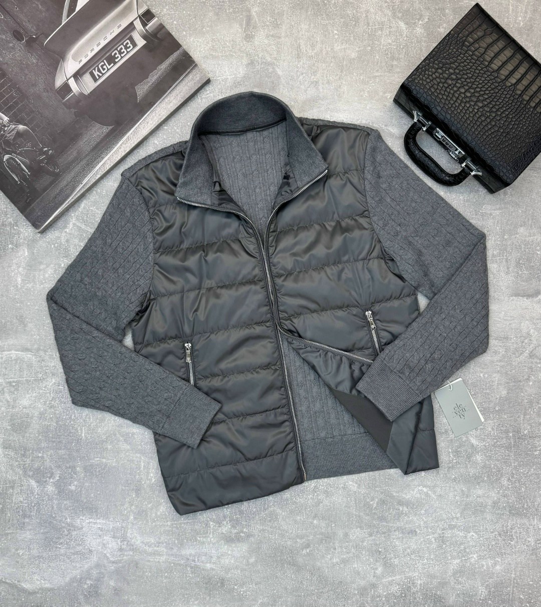 мужская демисезонная куртка с трикотажными рукавами,демисезонная куртка,брендовые куртки,куртка,легкая куртка