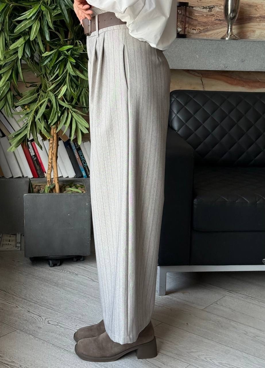 комплект блуза и брюки прямого кроя из текстиля pur pur 11-059,широкие брюки,женская блуза,деловой комплект блуза и брюки из текстиля pur pur 11-059,палаццо брюки