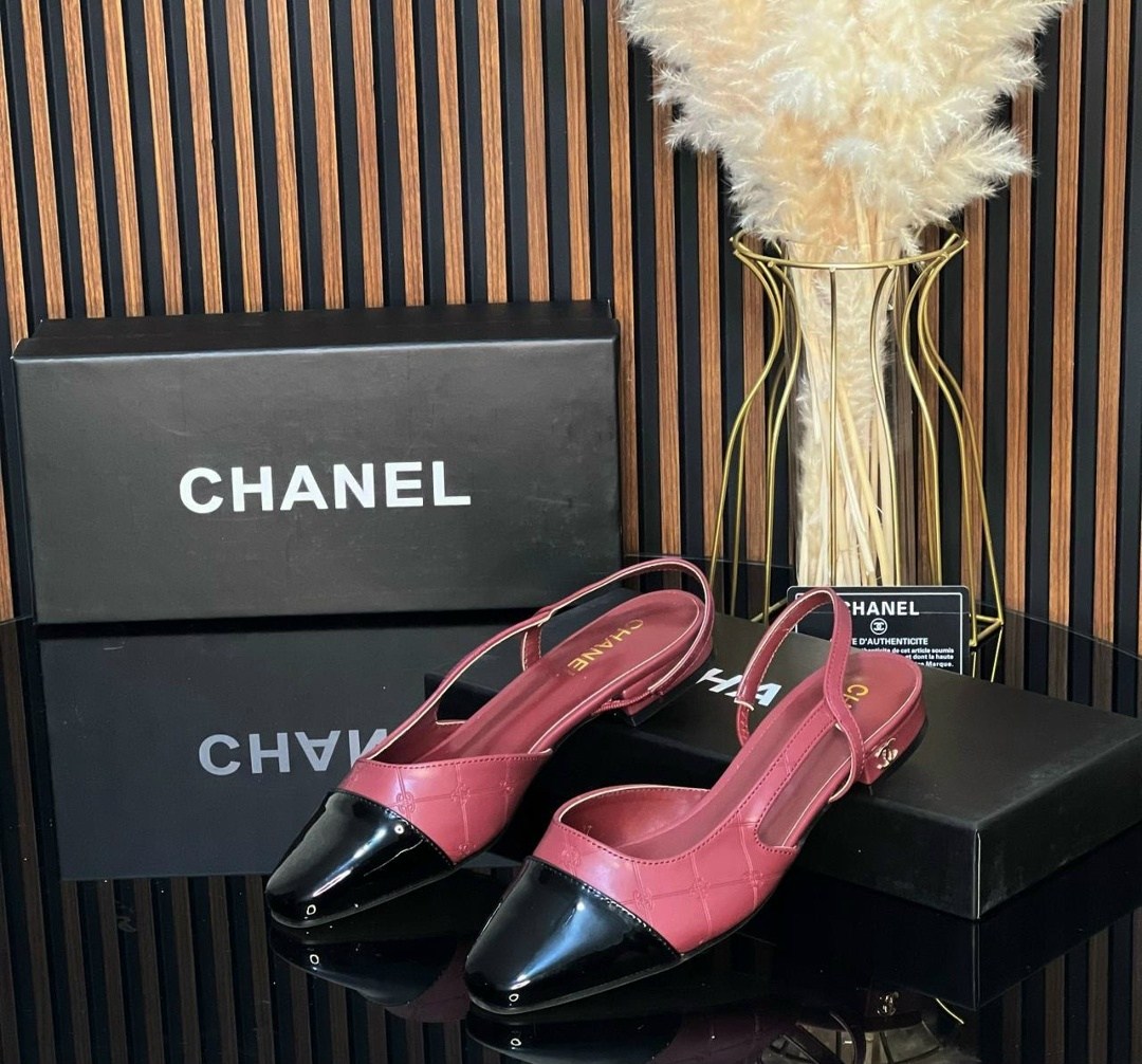 босоножки chanel,chanel туфли,балетки chanel с открытым задником,балетки chanel,балетки женские chanel premium