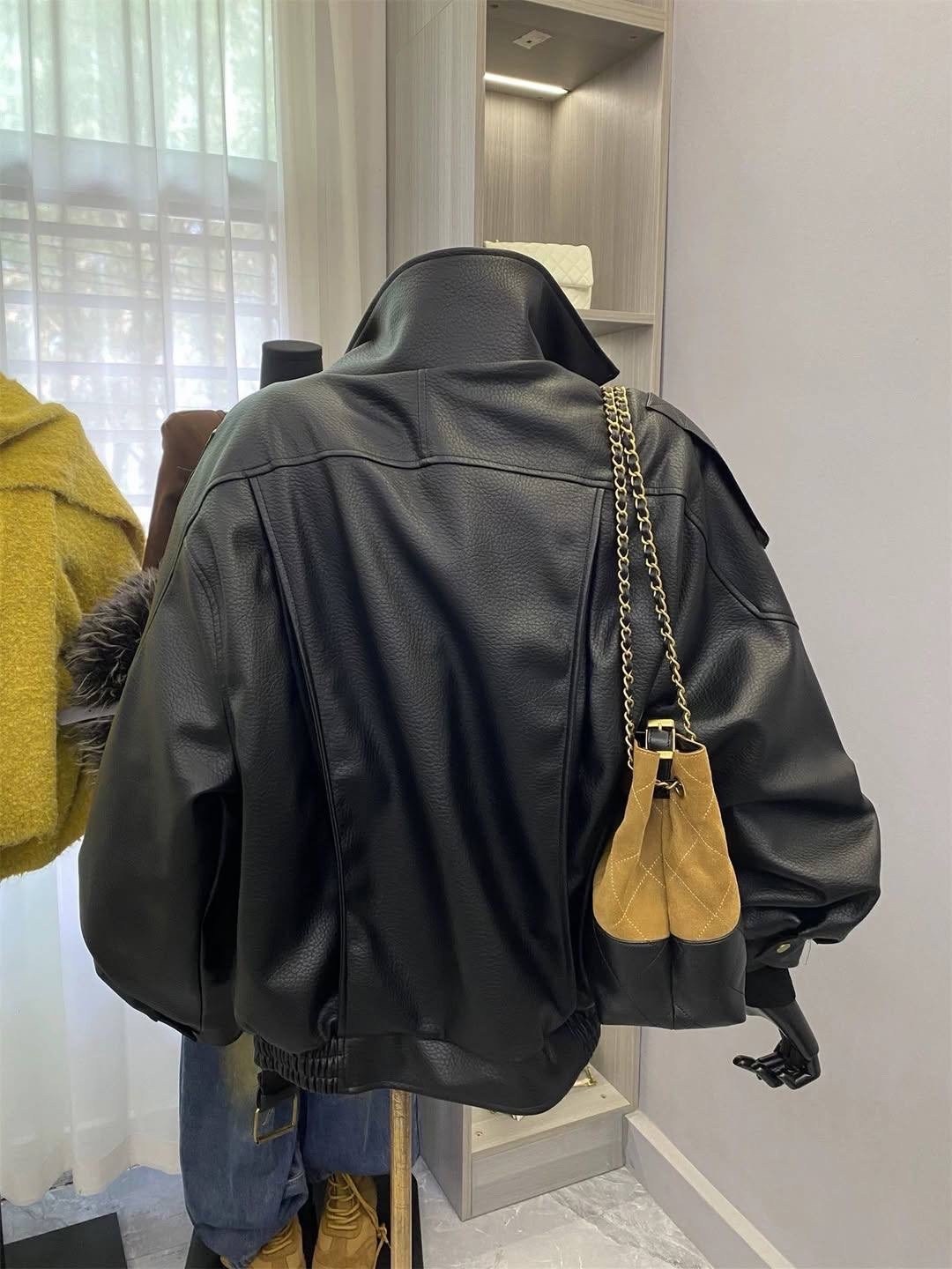 куртка оверсайз,куртка женская из искусственной кожи,кожаная куртка,женская кожаная куртка,куртка косуха