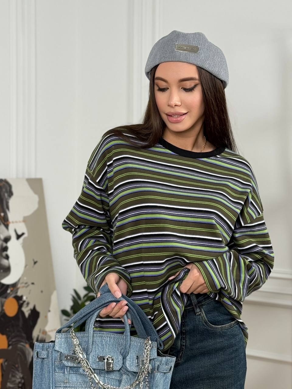 женский свитер оверсайз,джемпер оверсайз в полоску,свитер оверсайз в полоску женский,свитер оверсайз в полоску,кофта оверсайз