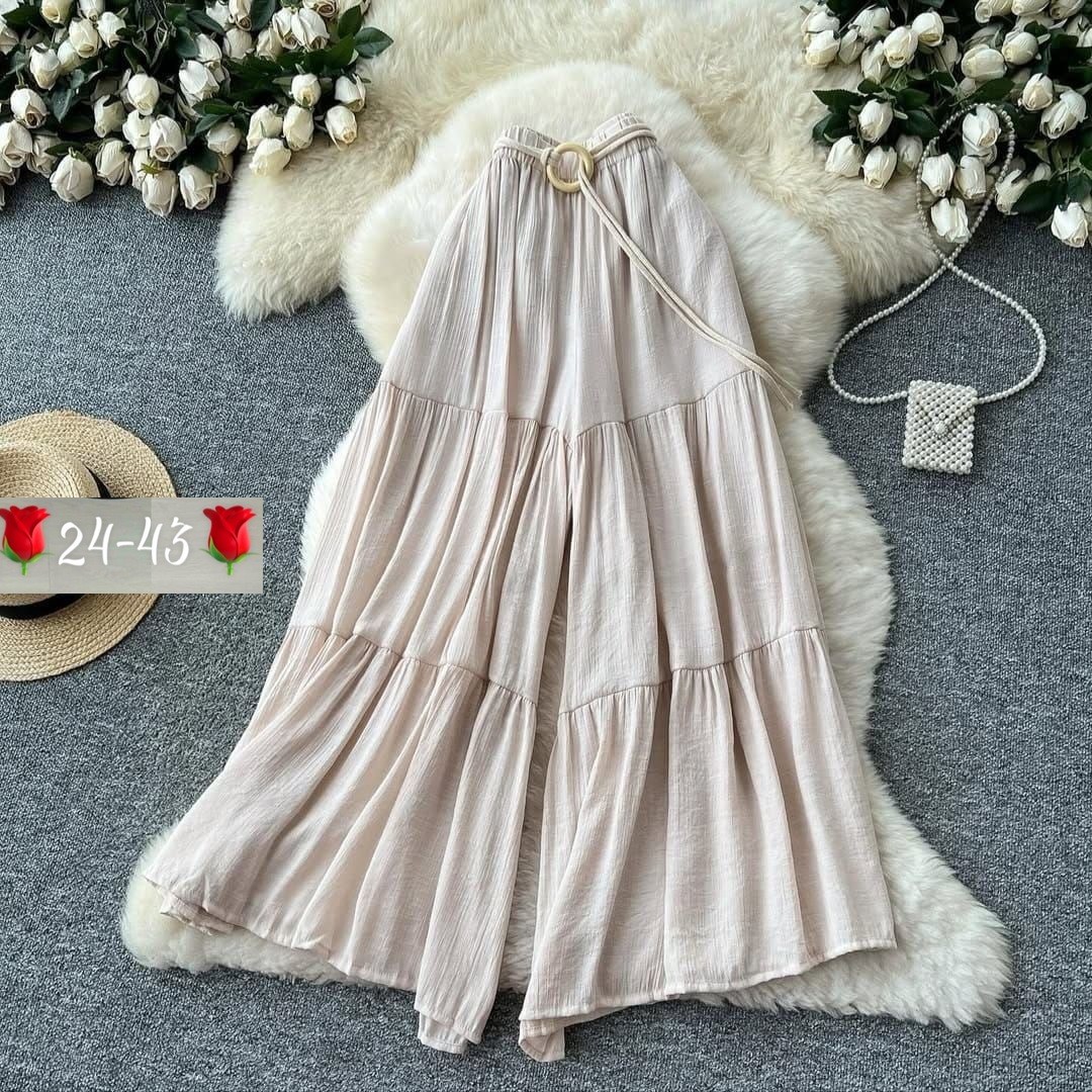 свободное платье,юбка с оборками,юбка средней длины,платье в стиле,платье женской