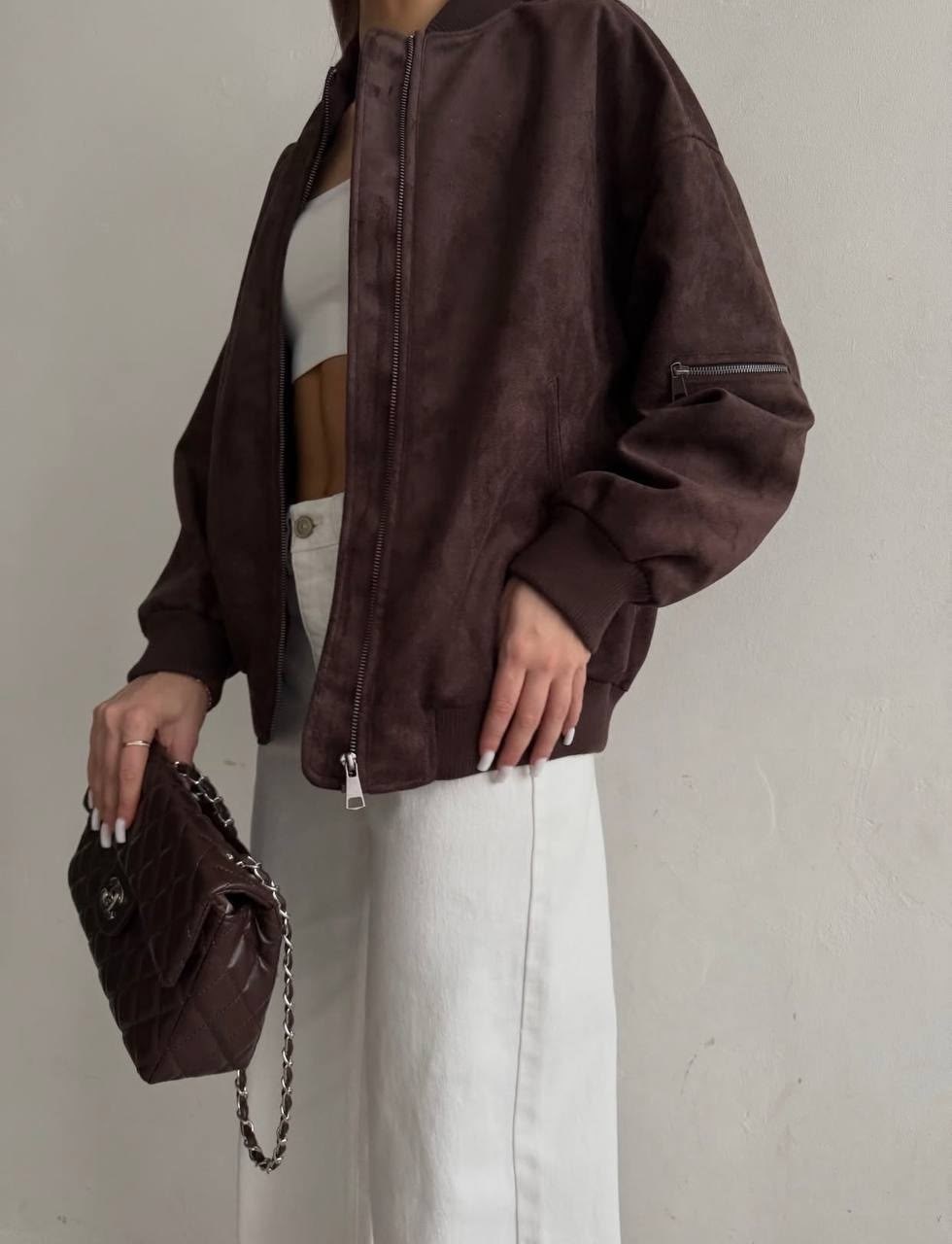 куртка бомбер,замшевый бомбер,бомбер женская куртка,замшевая куртка,бомбер укороченный оверсайз замшевый куртка рабочего тренд saint shine