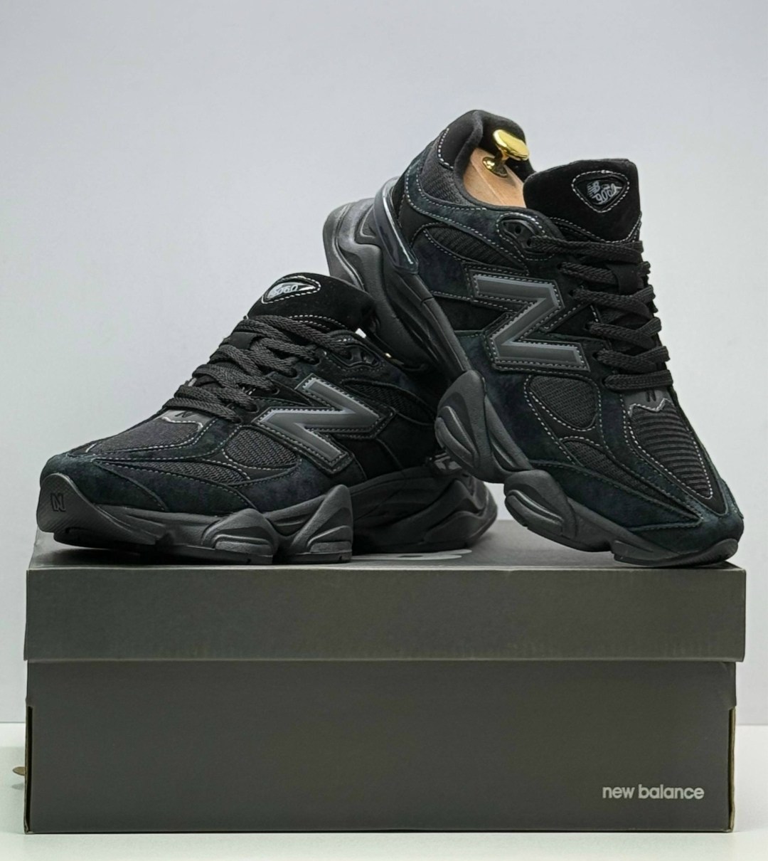 черные кроссовки new balance 9060,мужские кроссовки new balance 9060 black,кроссовки new balance 9060,кроссовки,спортивные кроссовки мужские new balance 9060 черные 45 eu