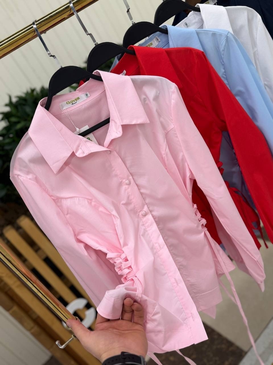 рубашка женская,стильная рубашка,женские блузки,рубашка красная,рубашка