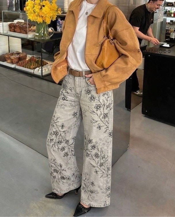 широкие брюки,летние брюки,женские брюки,брюки с принтом,свободные брюки