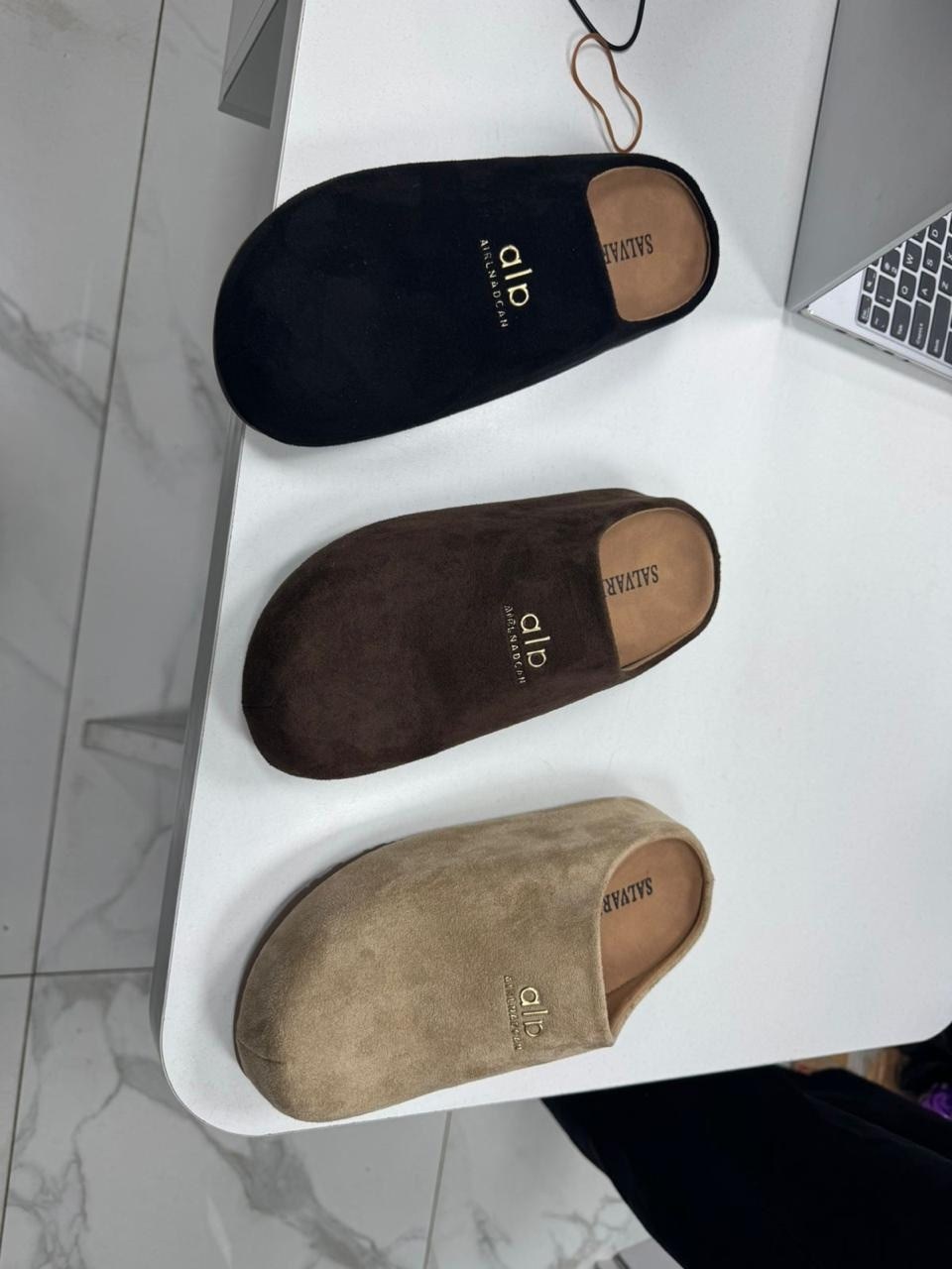 ,мюли женские,замшевые шлепанцы сабо женские,сабо женские,замшевые тапочки