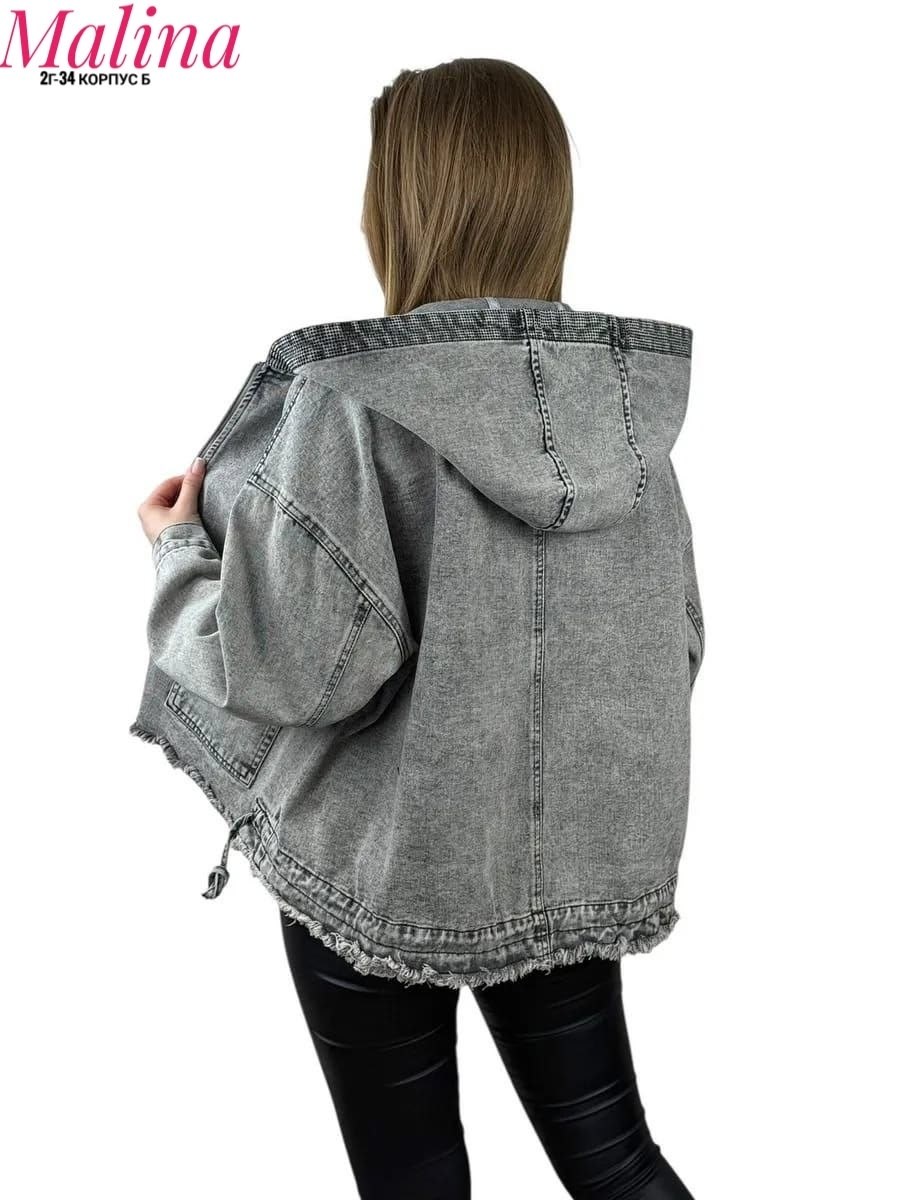женская джинсовая куртка,джинсовая куртка,модные джинсовые куртки 2025 женские,джинсовая куртка с капюшоном,куртка джинсовая оверсайз