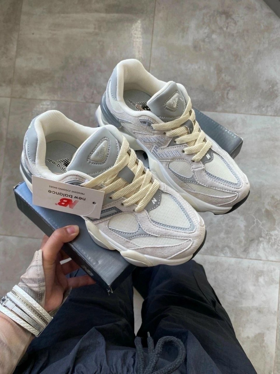 кроссовки new balance 9060,кроссовки женские new balance,кроссовки new balance,кроссовки nb 9060 спортивная  sadefort,кроссовки nb 9060 спортивная  sadefort цвет белый серый