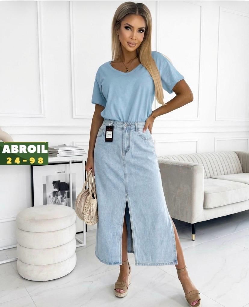 джинсовая юбка,джинсовая юбка миди,юбка джинс,юбка джинсовая женская,джинсовая юбка-миди с разрезом