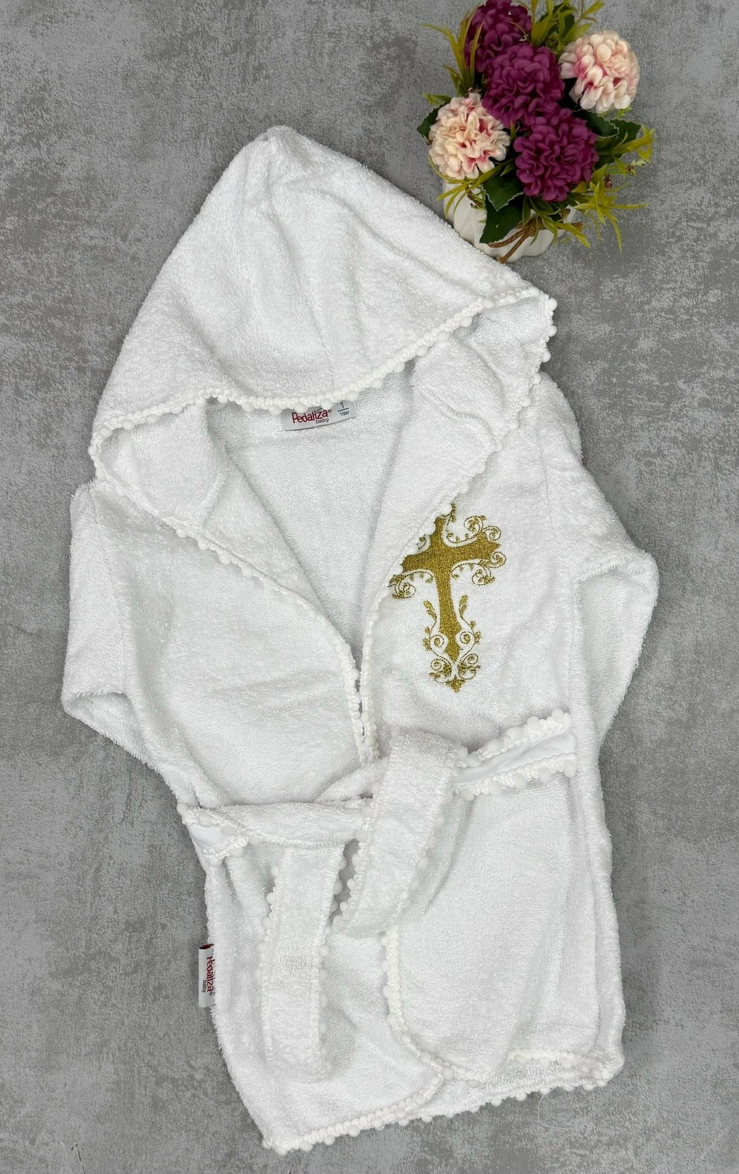 детский махровый халат,халат махровый,детский халат,халат с вышивкой,банный халат детский