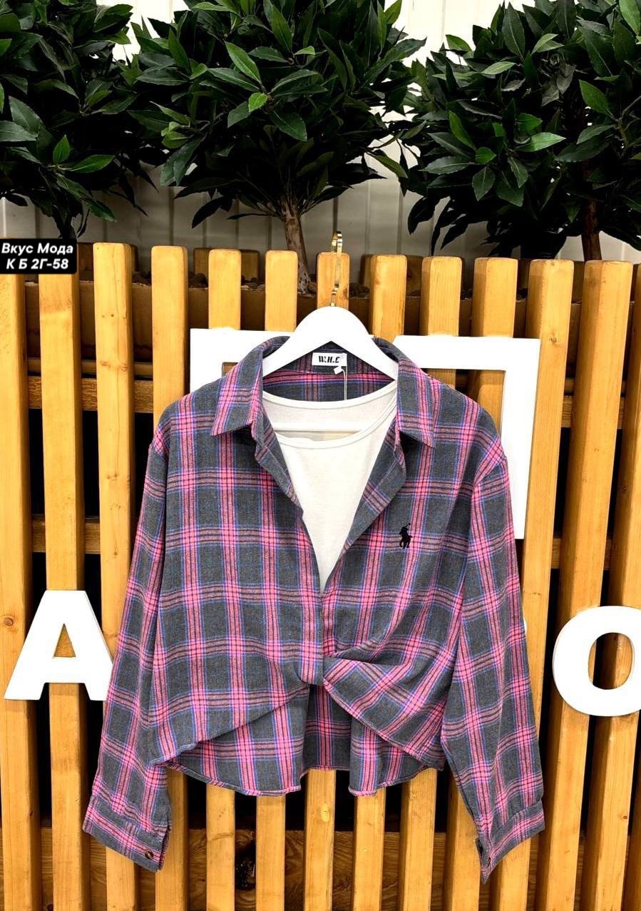 женская рубашка оверсайз в клетку,рубашка женская в клетку,рубашка в клетку оверсайз dd moda,рубашка в клетку