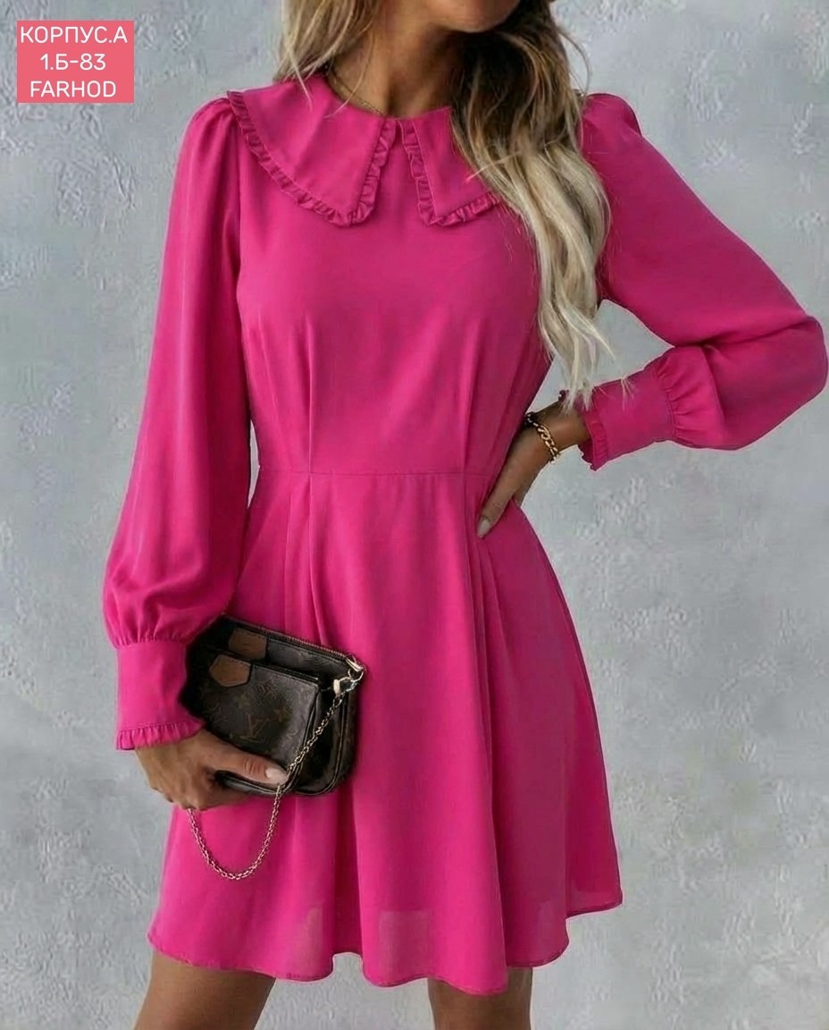 платье женское,платье,стильное платье,малиновое платье,платье розовое