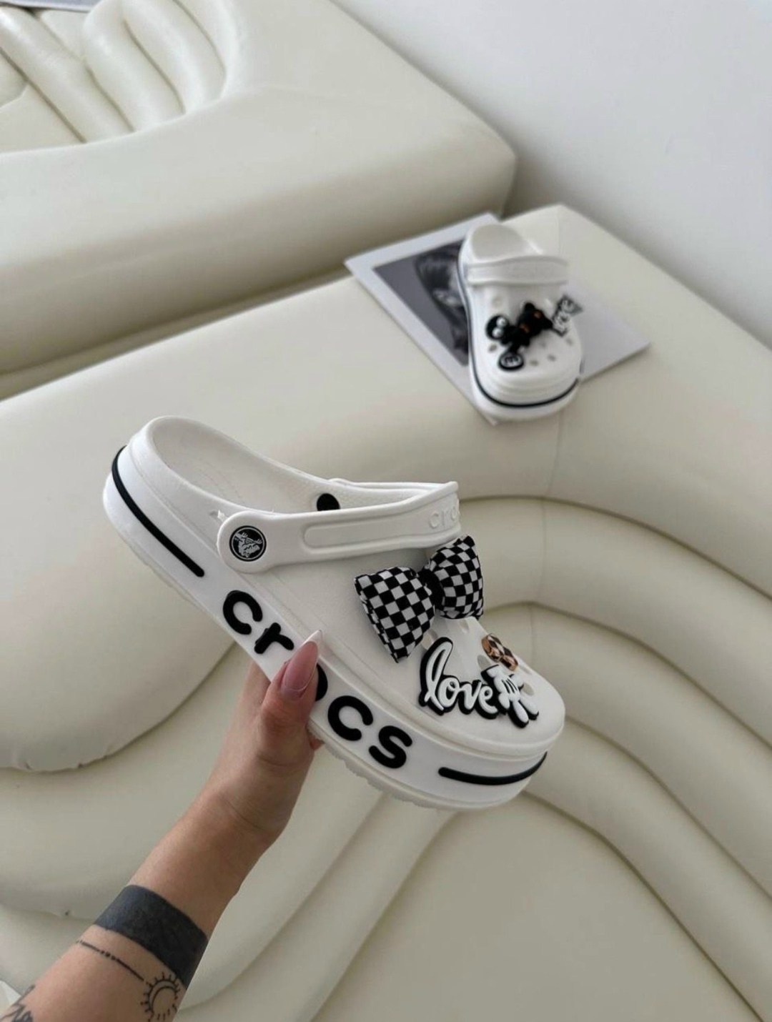 женские кроксы,модные кроксы,,женские сабо crocs, женская