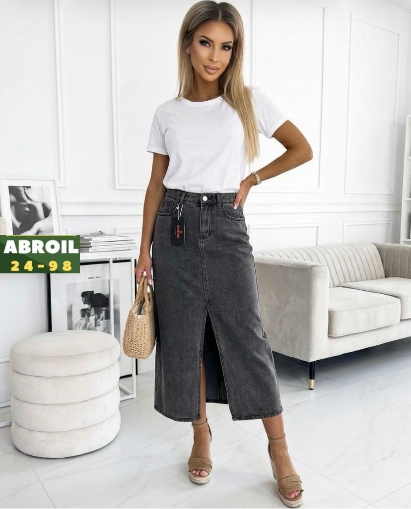 джинсовая юбка,джинсовая юбка миди,юбка джинс,юбка джинсовая женская,джинсовая юбка-миди с разрезом