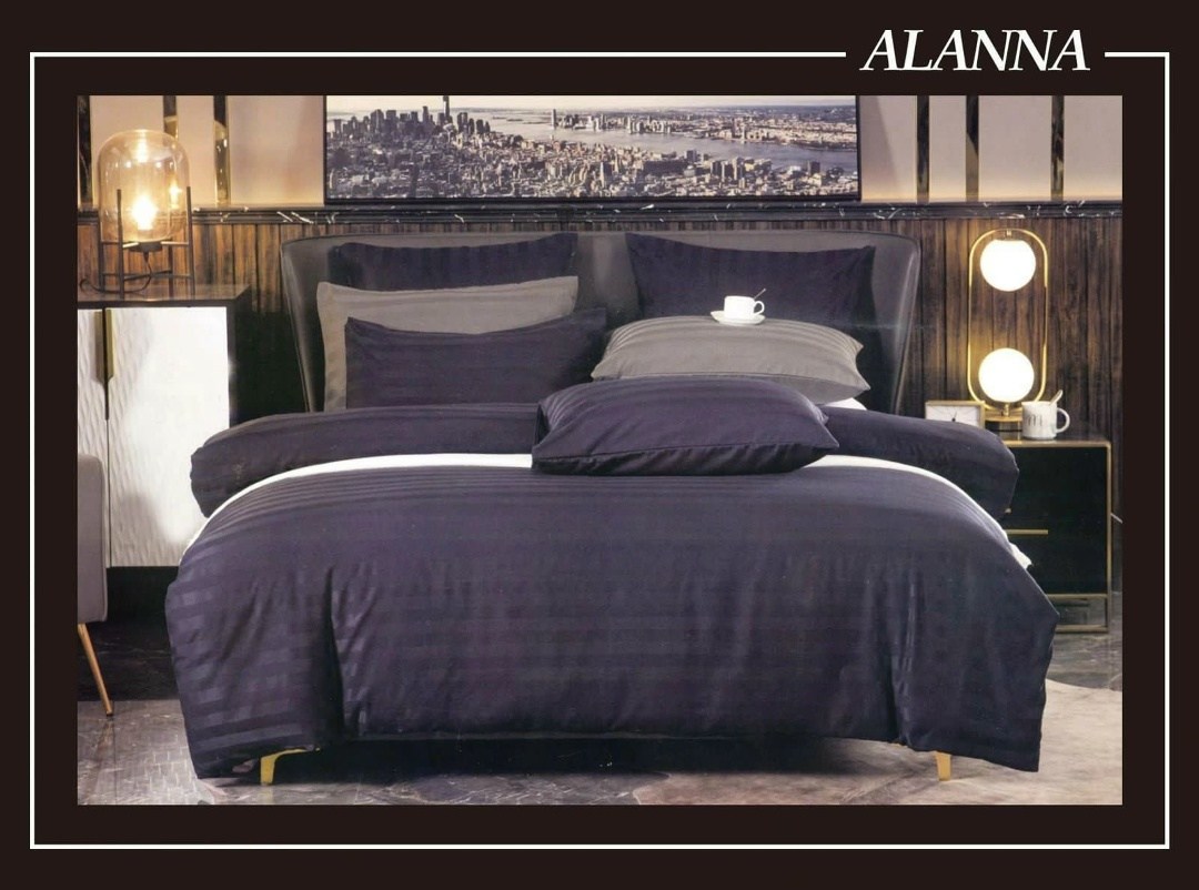 комплект постельного белья alanna,постельное белье страйп сатин alanna,постельное белье страйп сатин,комплект постельного белья страйп сатин,комплект постельного белья alanna сатин .белое