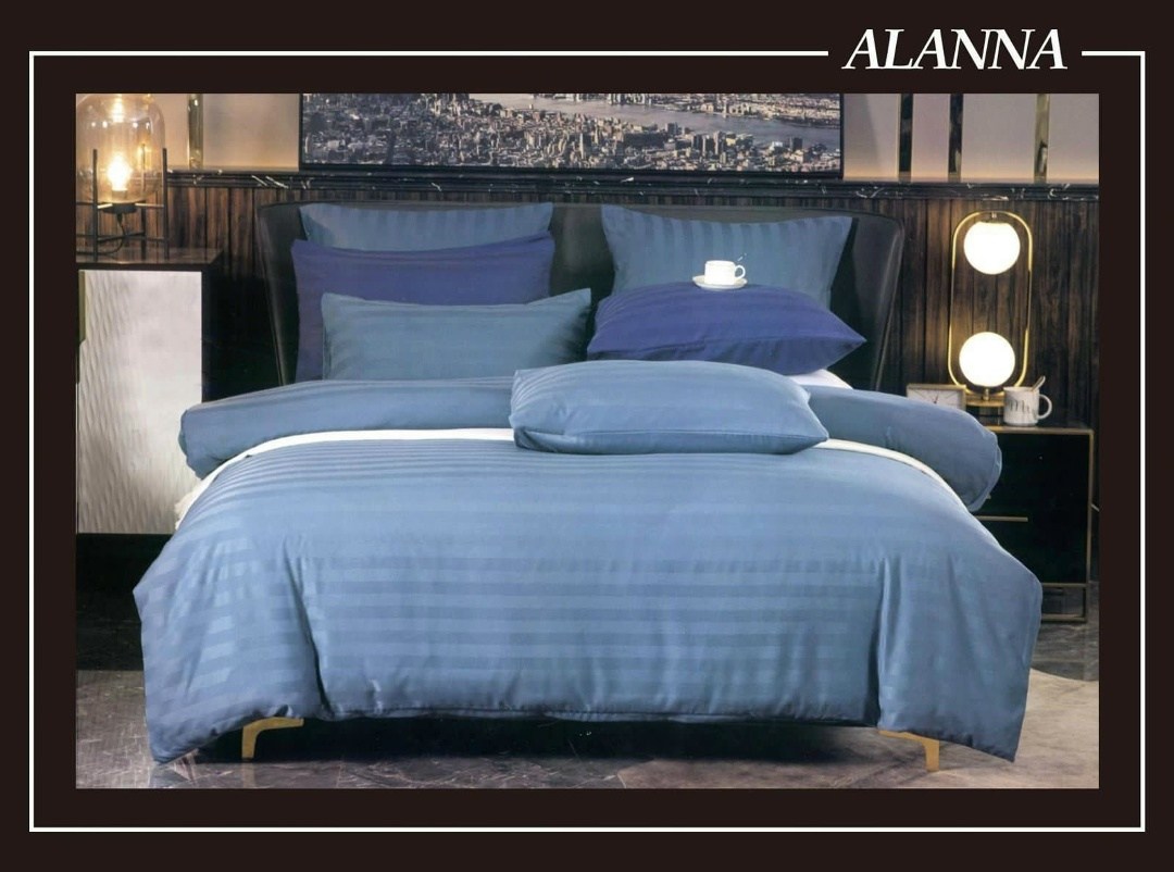 комплект постельного белья alanna,постельное белье страйп сатин alanna,постельное белье страйп сатин,комплект постельного белья страйп сатин,комплект постельного белья alanna сатин .белое