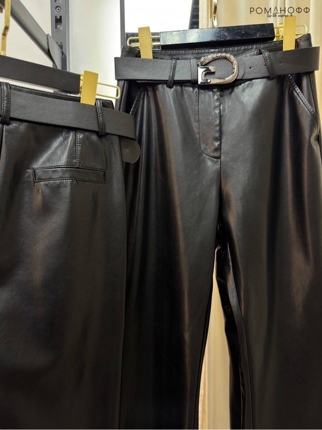 модные образы,кожаные штаны,вечерняя блузка,брюки кожаные