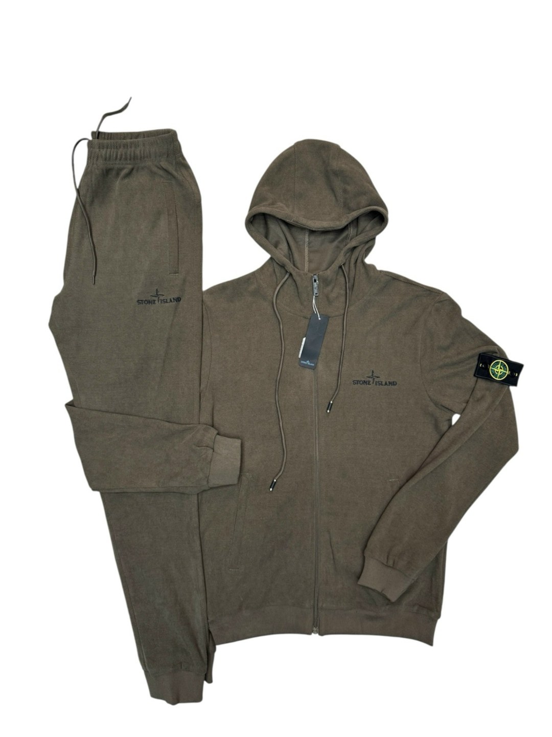 костюм спортивный stone island,спортивный костюм stone island мужской на флисе,зип худи stone island,серо-голубая толстовка с патчем stone island,stone island