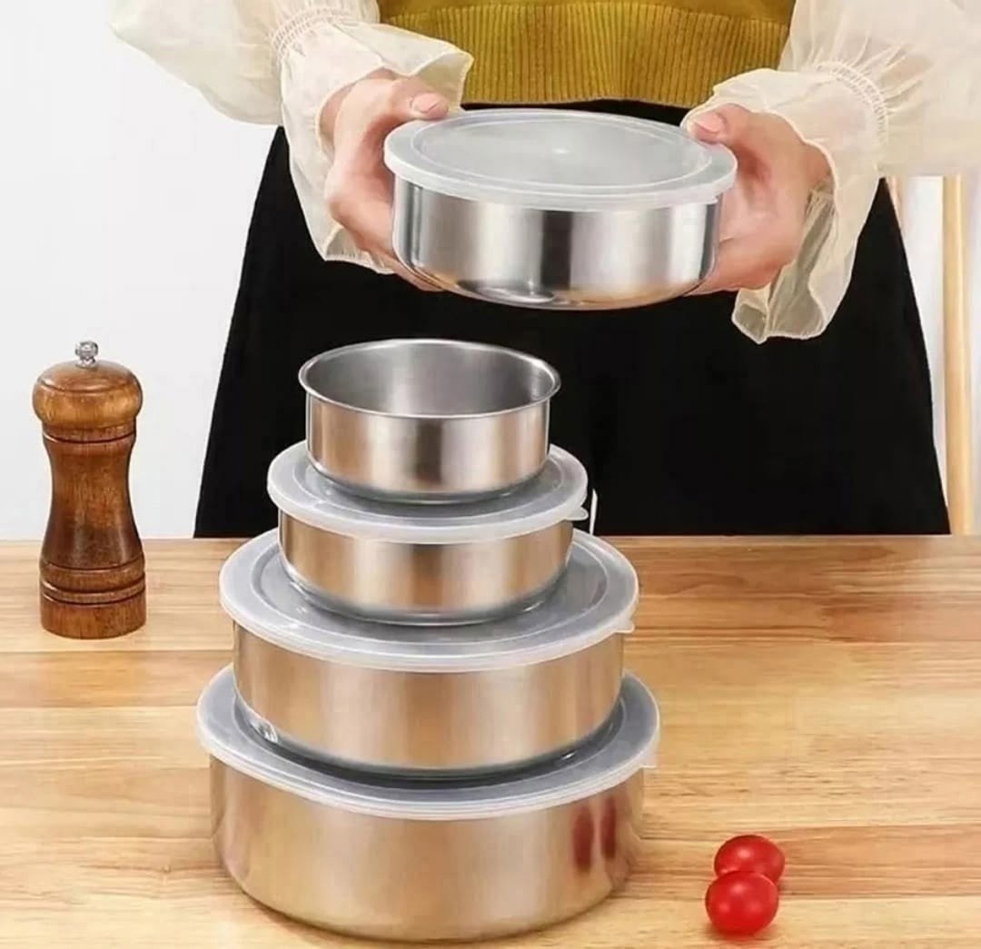 контейнеры для хранения еды,набор контейнеров для еды,набор мисок с крышками из нержавеющей стали,набор контейнеров из нержавеющей стали,набор контейнеров для еды mexqch из нержавеющей стали