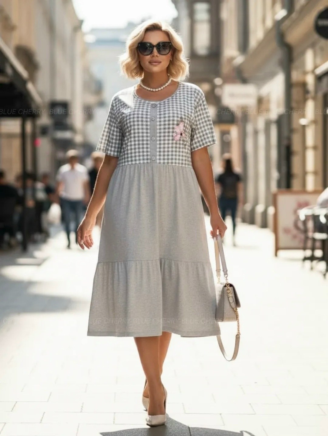 платье домашнее трикотажное,платье сарафан,голубое платье,платье из хлопка,платье летнее свободное хлопок