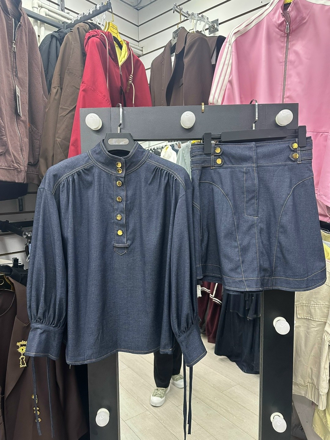 рубашка женская джинсовая,джинсовая блузка,джинсовая рубашка,женская блузка,блузка с оборками