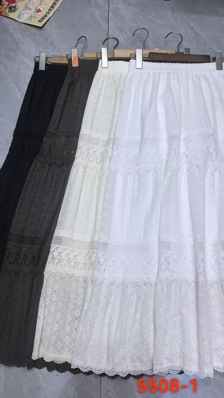 корейская длинная хлопковая юбка в стиле бохо,юбка бохо длинная летняя с кружевом,юбка бохо летняя из батиста и кружева,юбка бохо летняя белая с кружевом,кружевная юбка