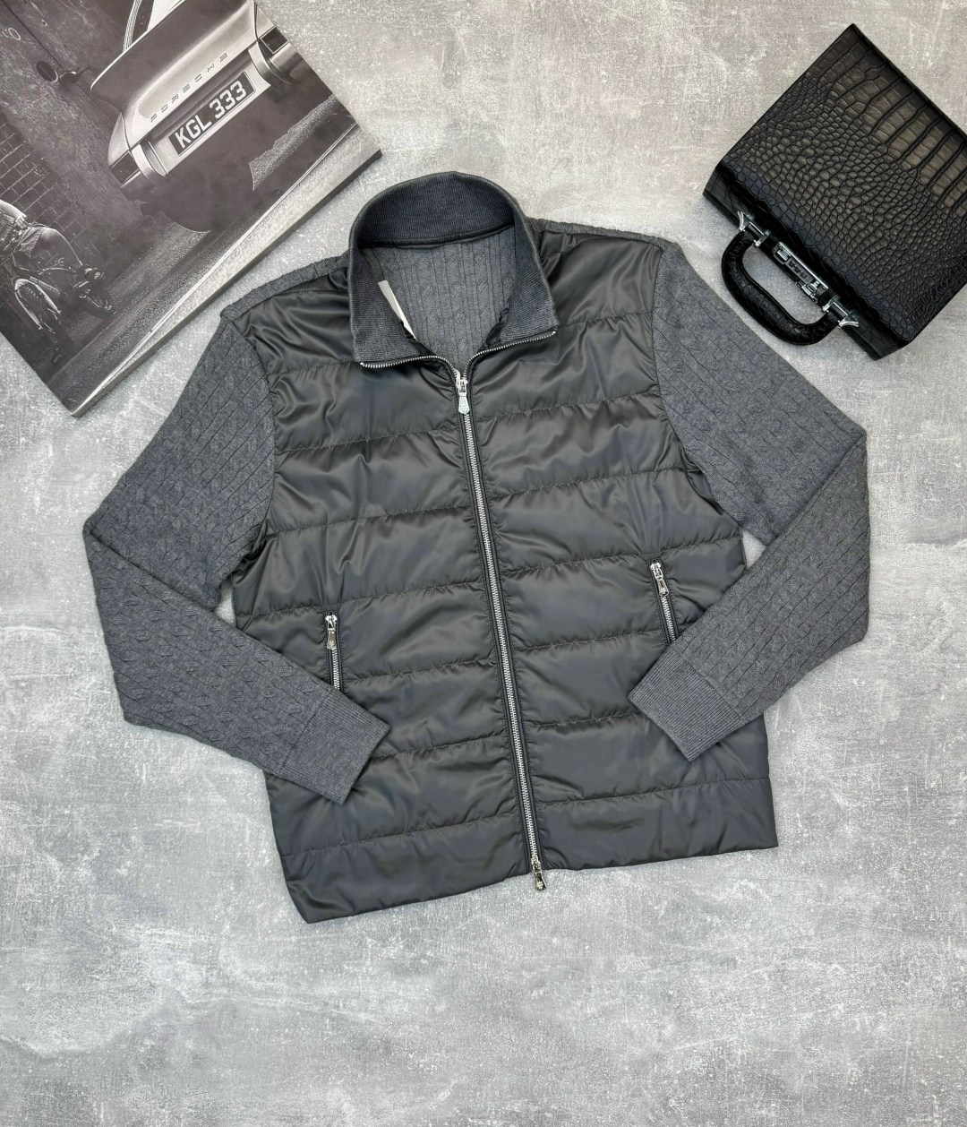 мужская демисезонная куртка с трикотажными рукавами,демисезонная куртка,брендовые куртки,куртка,легкая куртка